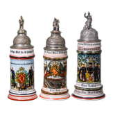 Three reservist mugs, W&uuml;rttemberg Grenadier Rgt. "K&ouml;nigin Olga"