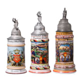 Three reservist mugs from W&uuml;rttemberg infantry regiments