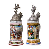 Two reservist mugs of the W&uuml;rttemberg Uhlan Regiment "King Wilhelm I"