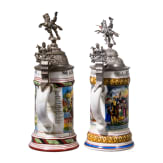 Two reservist mugs of the W&uuml;rttemberg Uhlan Regiment "King Wilhelm I"