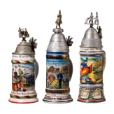 Three reservist mugs from Ludwigsburg artillery regiments