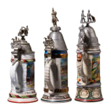 Three reservist mugs from Ludwigsburg artillery regiments