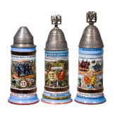 Three reservist mugs from different artillery regiments