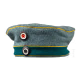 A field cap for Prussian Jaegers on horseback, dated 1916