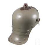 A helmet for cuirassier troops, war design, circa 1916