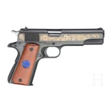 Colt Mk IV Commemorative Texas Departement of Public Safety, in Holzkassette