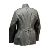 A field grey attila for officers in the Prince Bl&uuml;cher von Wahlstatt Hussar Regiment (Pomeranian) No. 5