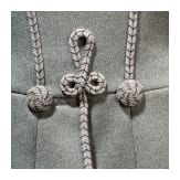 A field grey attila for officers in the Prince Bl&uuml;cher von Wahlstatt Hussar Regiment (Pomeranian) No. 5