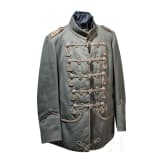 A field grey attila for officers in the Thuringian Hussar Regiment No. 12