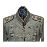 A field grey attila for a lieutenant in Hussar Regiment No. 16