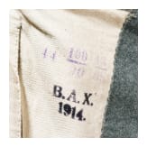 A field-grey Ulanka for non-commissioned officers in the Royal Uhlan Regiment (1st Hanoverian) No. 13, dated 1914