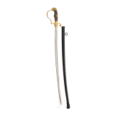 An artillery officer's sabre with inscription, dated 1914 - 1915
