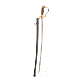 An artillery officer's sabre with inscription, dated 1914 - 1915