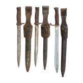 Three German bayonets
