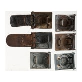 Six belt buckles for the field-grey uniform