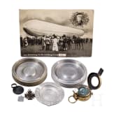 A collection of Zeppelin parts, badges and aircraft parts