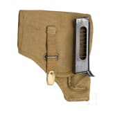 Beretta Mod. 35, im khakifarbenen Leinenholster
