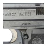 CZ Mod. 27, B&ouml;hmische Waffenfabrik A.G.