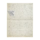General Kurt von Morgen (1858 - 1928) - zweiter Teil eines handschriftlichen Briefes
