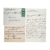 Bayerischer Ministerpr&auml;sident Gustav von Kahr (1862 - 1934) - eigenh&auml;ndiges Schreiben und Karte an die Sammlerin, mit adressiertem Kuvert, 1924