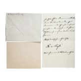 Bayerischer Ministerpr&auml;sident Gustav von Kahr (1862 - 1934) - eigenh&auml;ndiges Schreiben und Karte an die Sammlerin, mit adressiertem Kuvert, 1924