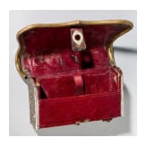 Silberner Kartuschkasten f&uuml;r Offiziere der Kavallerie, um 1900