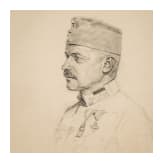Richard Benno Adam (1873 - 1937), zwei Offiziersportraits, datiert 1915
