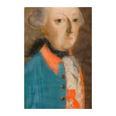 Portrait von Kaiser Joseph II. als Hinterglasbild, deutsch/&ouml;sterreichisch, 18. Jhdt.