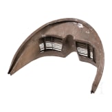 A steel helmet M 15 "Adrian" for North Afrikan Troups, with face mask