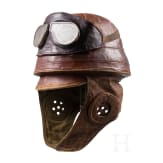 A protective helmet for aircraft crews, "Casque Roold", circa 1915