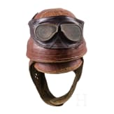 A protective helmet for aircraft crews, "Casque Roold", circa 1915
