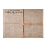 1. Weltkrieg, Propaganda Plakat "T&egrave;te de Boche"
