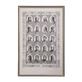 Sechs Stiche mit Portraits von Napoleon und 100 Gener&auml;len, Bovinet und Vautier, um 1806