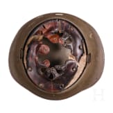 Weiterverwendeter d&auml;nischer Stahlhelm M23/39