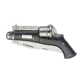 A pin-fire revolver with integrated folding knife, circa 1870