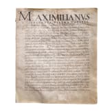 Kaiser Maximilian II, Adelsbrief, datiert 1573