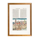 Sechs Bl&auml;tter aus der &bdquo;Liber chronicarum" (Schedelsche Weltchronik), N&uuml;rnberg, Anton Koberger, 1493
