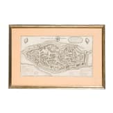 Vier historische Stadt- und Landkarten, 16./17. Jhdt.