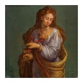 &bdquo;Heilige Margaretha", Anonym (wohl s&uuml;ddeutsch oder fl&auml;misch), um 1700