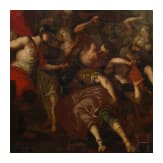 &bdquo;Raub der Sabinerinnen&ldquo;, unbekannter Maler des Barock, Ende des 17./Anfang des 18. Jhdt.