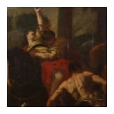 &bdquo;Raub der Sabinerinnen&ldquo;, unbekannter Maler des Barock, Ende des 17./Anfang des 18. Jhdt.