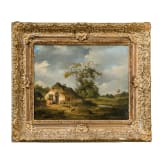 &bdquo;Holl&auml;ndische Bauernlandschaft mit Geh&ouml;ft", Jan Simon Voddigel (Amsterdam 1820 &ndash; 1862 Amsterdam), zugeschrieben