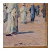 T&uuml;pke-Grande (1871-1946) - Oriental Market Bustle