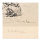 "Playing Children", Max Liebermann (Berlin 1847 &ndash; 1935), circa 1890, etching on paper