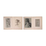 Max Seliger (1865&ndash;1920), Four Drawings, German, ca. 1900