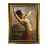 "Dancer", Hans Hassenteufel (Hamburg 1887 &ndash; 1943 Munich), 1920s, oil on canvas