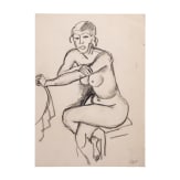 Jacob Wilhelm Fehrle (1884 - 1974), two German nudes, 20th century