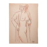 Jacob Wilhelm Fehrle (1884 - 1974), two German nudes, 20th century
