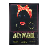 Exhibition poster for "Le cento immagini di Andy Warhol", Museo di Villa Croce, Genoa, 1989, Andy Warhol (Pittsburgh 1928 &ndash; 1987 New York), 1989, colour offset print on paper