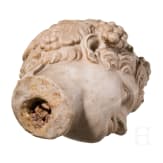 Marble head of a youthful male, probably Dionysos/Bacchus, Anonymous, probably 18th/19th century